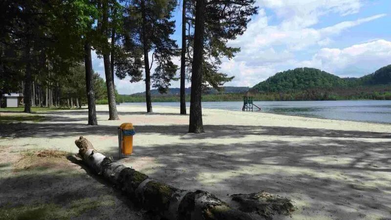 Hamerské jezero – koupání, Hamr na Jezeře