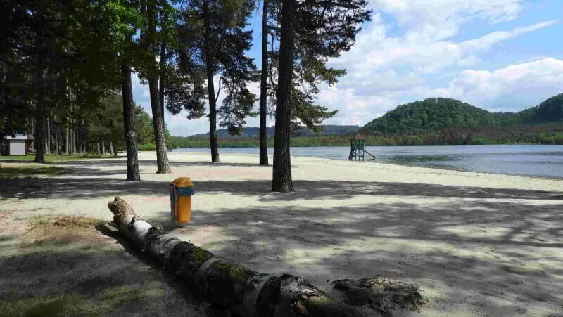 Hamerské jezero – koupání, Hamr na Jezeře