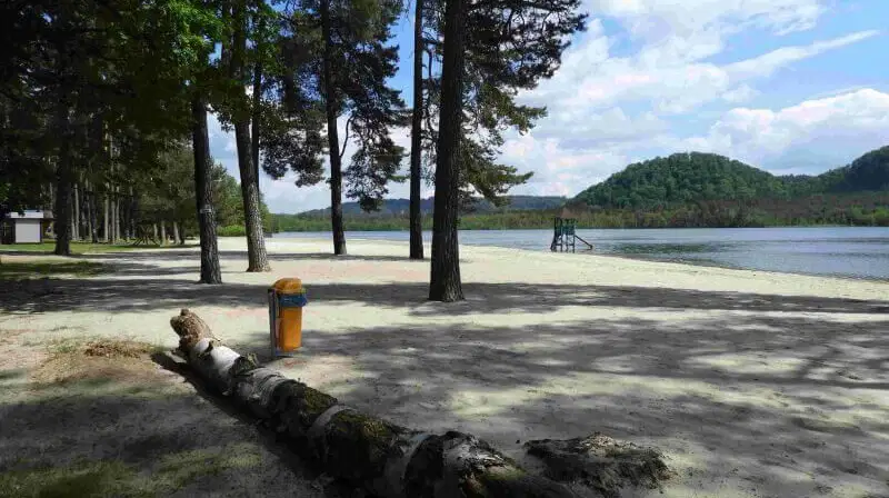 Hamerské jezero – koupání, Hamr na Jezeře