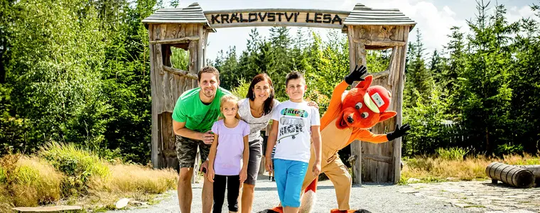 Království lesa – zážitkové areály, Lipno nad Vltavou