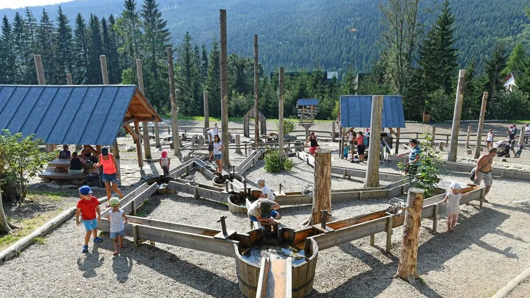 Mamutíkův vodní park – zážitkové areály, Dolní Morava
