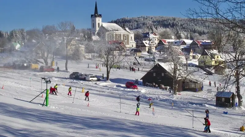 Ski areál U Čápa – lyžařské areály, Kořenov
