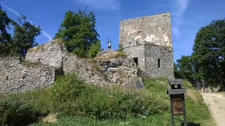 Vítkův hrádek – hrady, zámky, zříceniny, Přední Výtoň