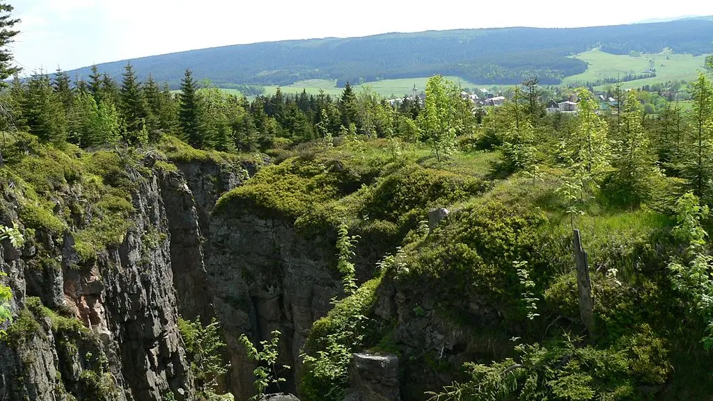 Vlčí a ledová jáma – příroda, Horní Blatná