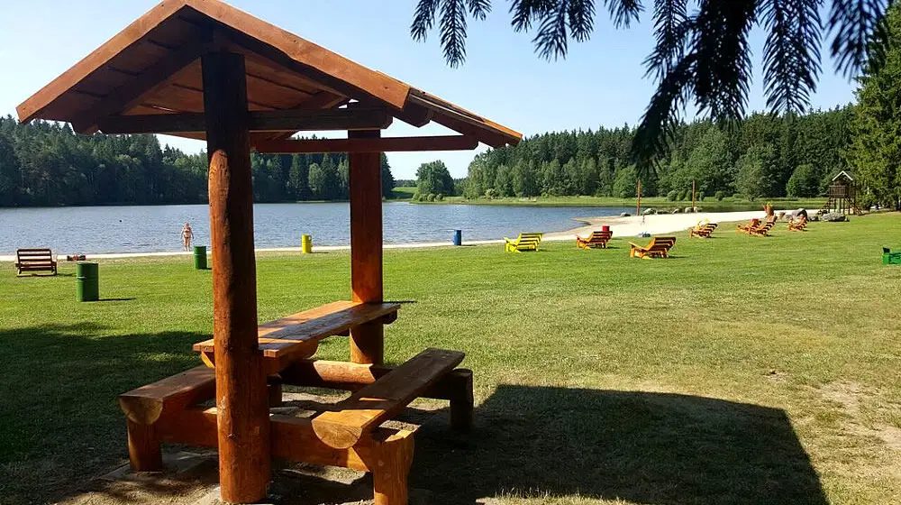 Přírodní koupaliště Lido – koupání, Mariánské Lázně
