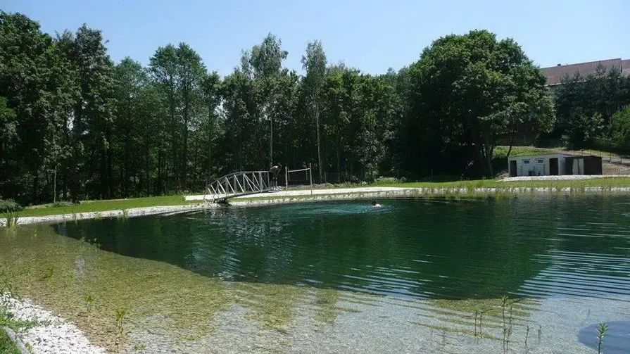 Biotop v Jincích – koupání, Jince