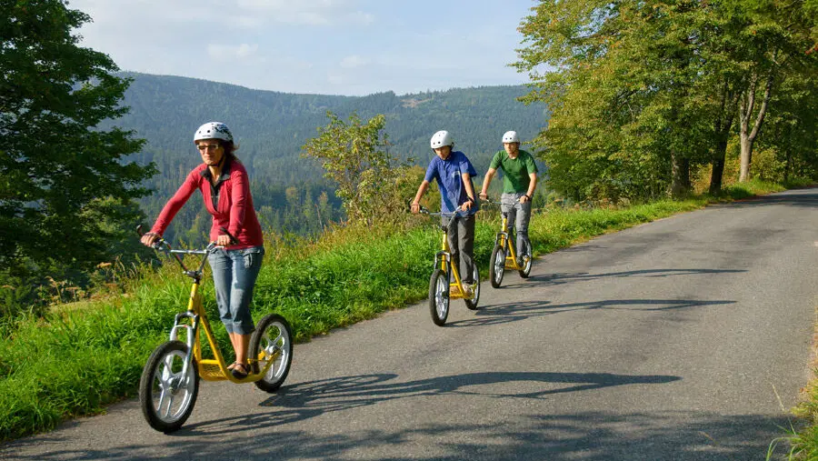 Koloběžková trasa Benecko-Rovinka-Vítkovice – cyklotrasy, Benecko