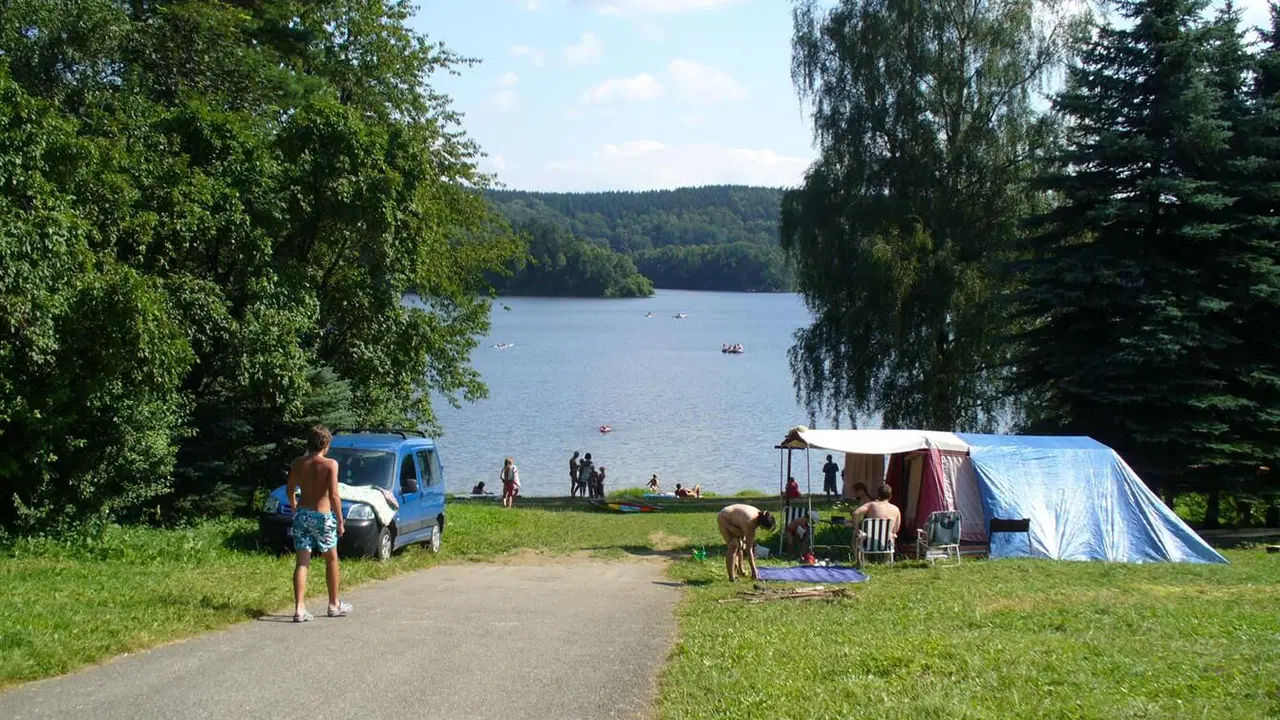 Sečská přehrada – koupání, Seč