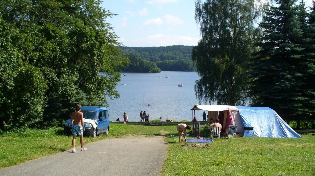 Sečská přehrada – koupání, Seč