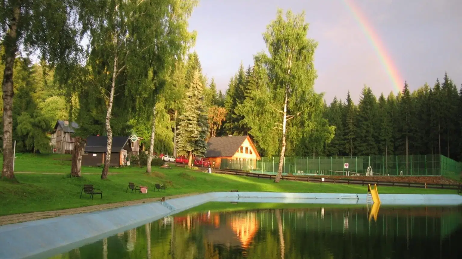 Koupaliště Zákoutí – koupání, Harrachov