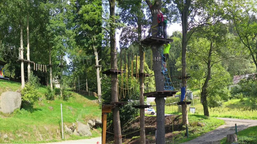 Lanový park Artur – zážitkové areály, Janov nad Nisou