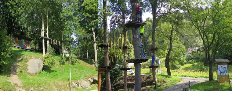 Lanový park Artur – zážitkové areály, Janov nad Nisou