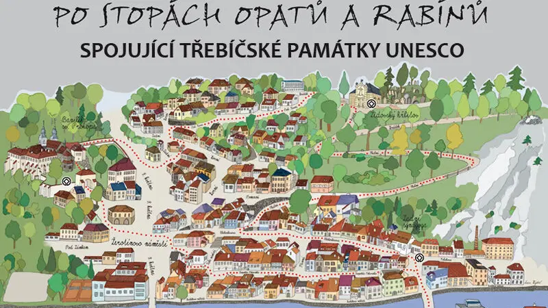Po stopách opatů a rabínů Třebíč – naučné stezky, Třebíč