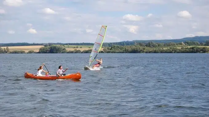 Vodní nádrž Skalka – koupání, Cheb