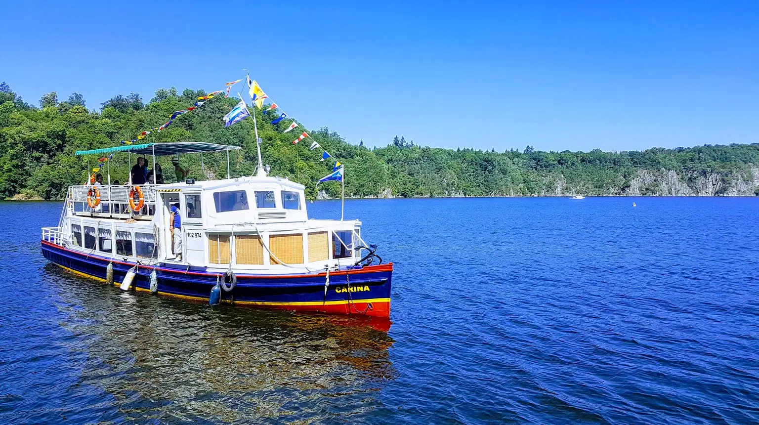 Pirátské přepadení – plavby lodí, Týn nad Vltavou