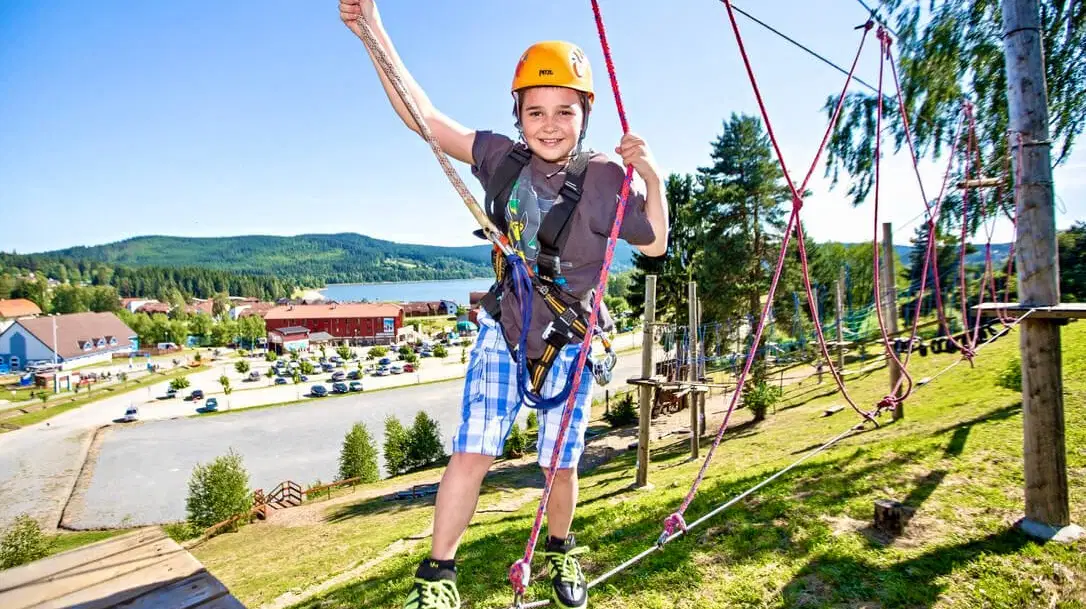 Lanový park Lipno – zážitkové areály, Lipno nad Vltavou