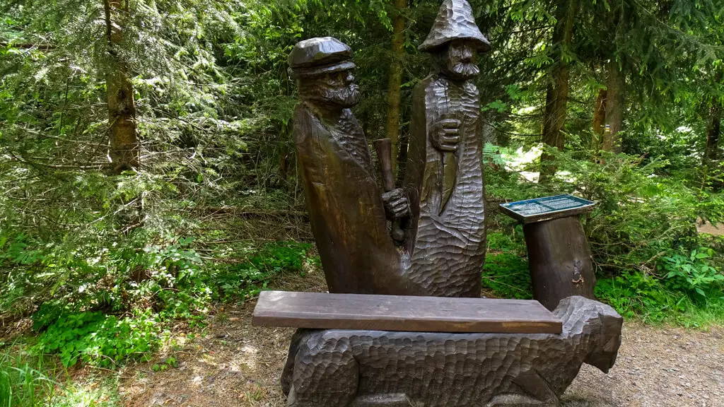 Stezka krušnohorských pověstí – naučné stezky, Abertamy