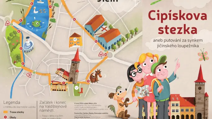 Cipískova stezka v Jičíně – naučné stezky, Jičín