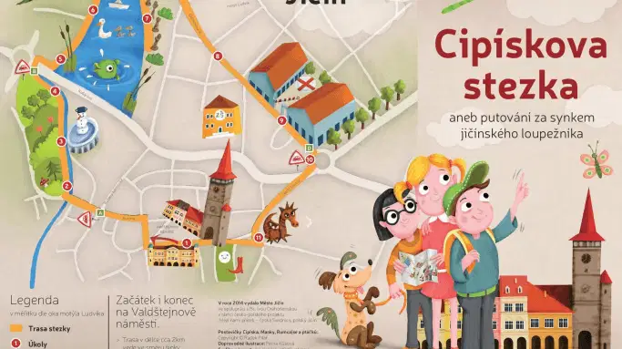 Cipískova stezka v Jičíně – naučné stezky, Jičín