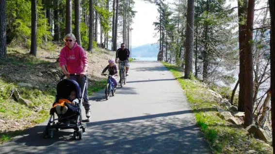 Jezerní cyklo-inline stezka na Lipně – cyklotrasy, Lipno nad Vltavou