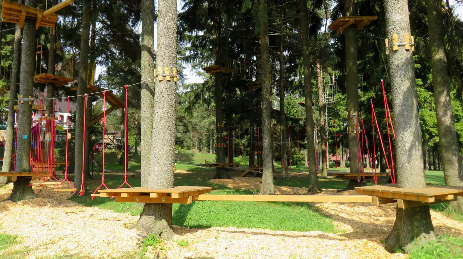 Lanový Park Tři Studnice – zážitkové areály, Tři Studně