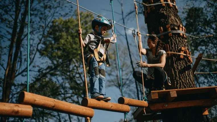 Lanový park Hopstráda – zážitkové areály, Náchod