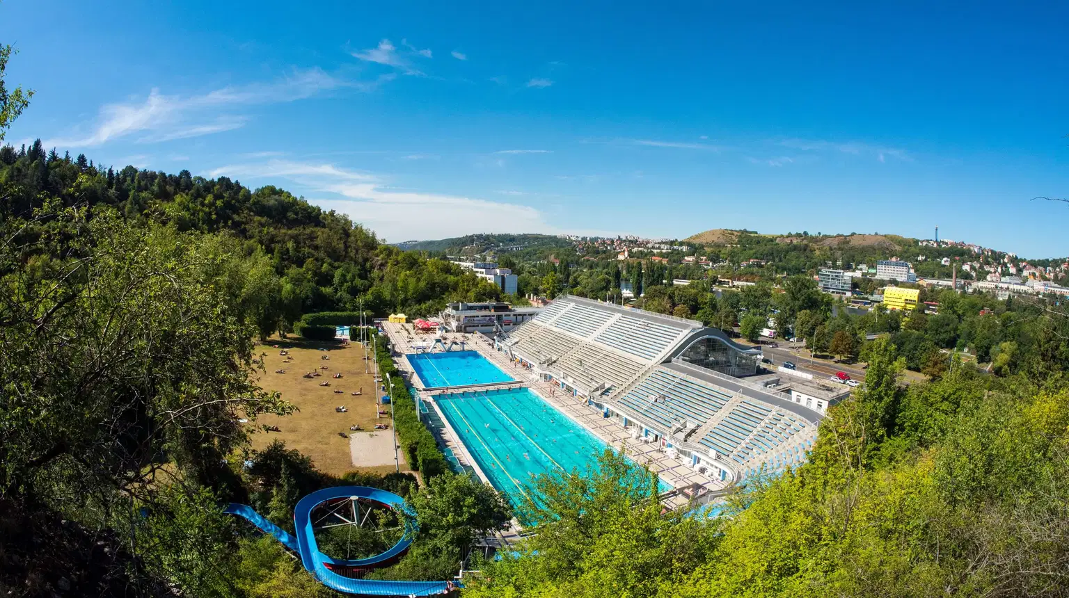 Plavecký stadion Podolí – koupání, Praha