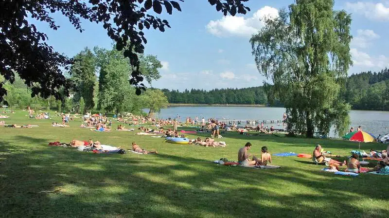 Koupaliště Vyžlovka – koupání, Vyžlovka