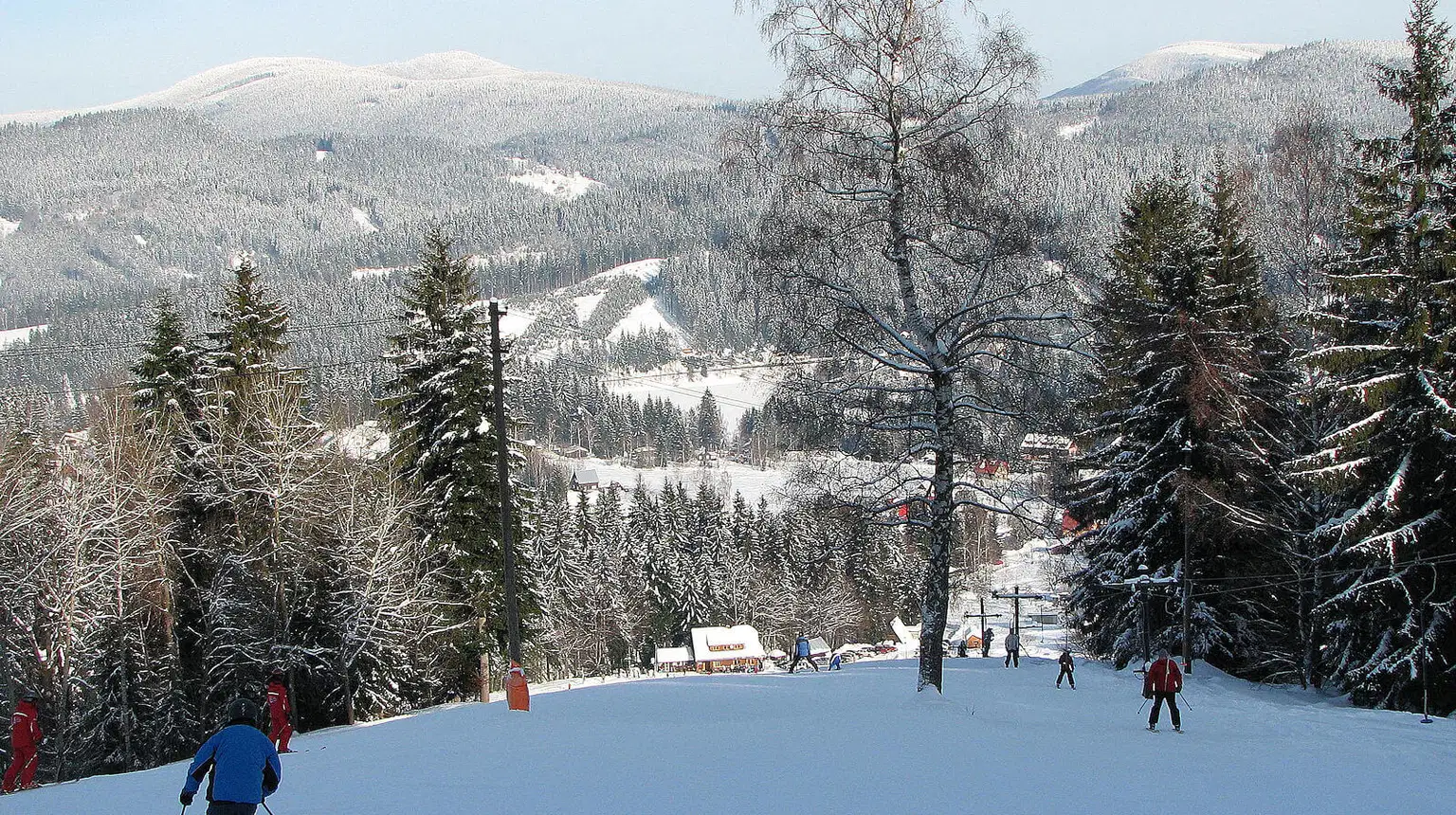 Lyžařské středisko Solisko – lyžařské areály, Horní Bečva