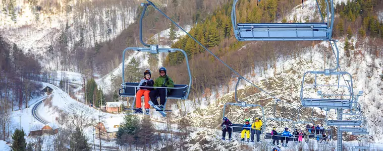 Lyžařský areál Resort Hrubá Voda – lyžařské areály, Hlubočky