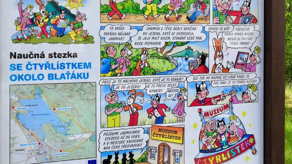 Naučná stezka Se Čtyřlístkem okolo Blaťáku – naučné stezky, Doksy