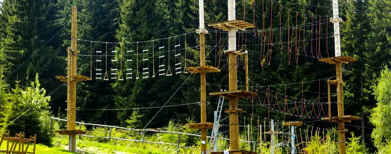Sportcentrum Klínovec v létě – sportoviště, Loučná pod Klínovcem
