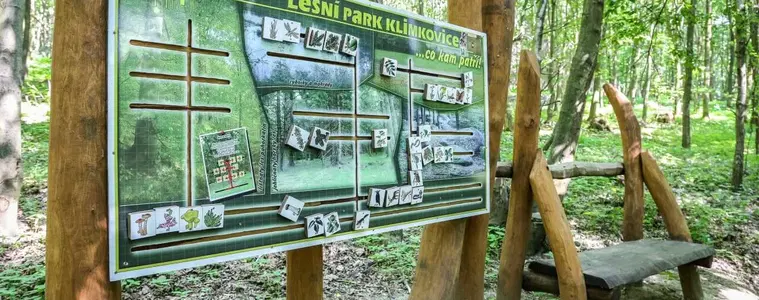 Lesní park Klimkovice – příroda, Klimkovice