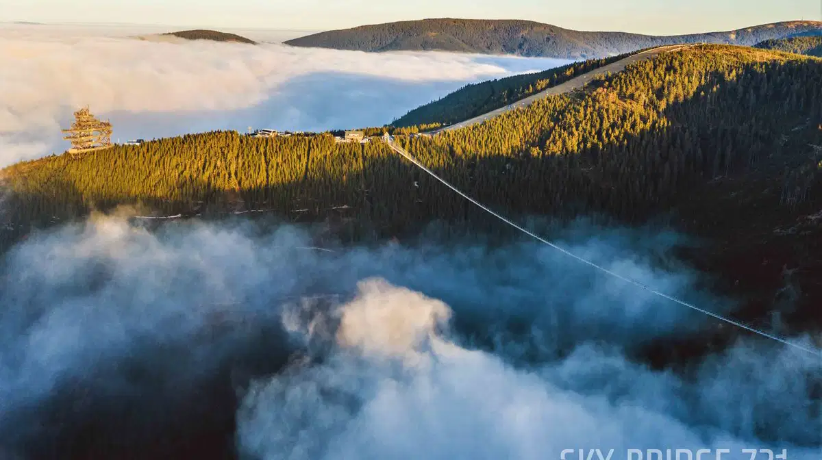 Visutý most SKY BRIDGE 721 – zážitkové areály, Dolní Morava