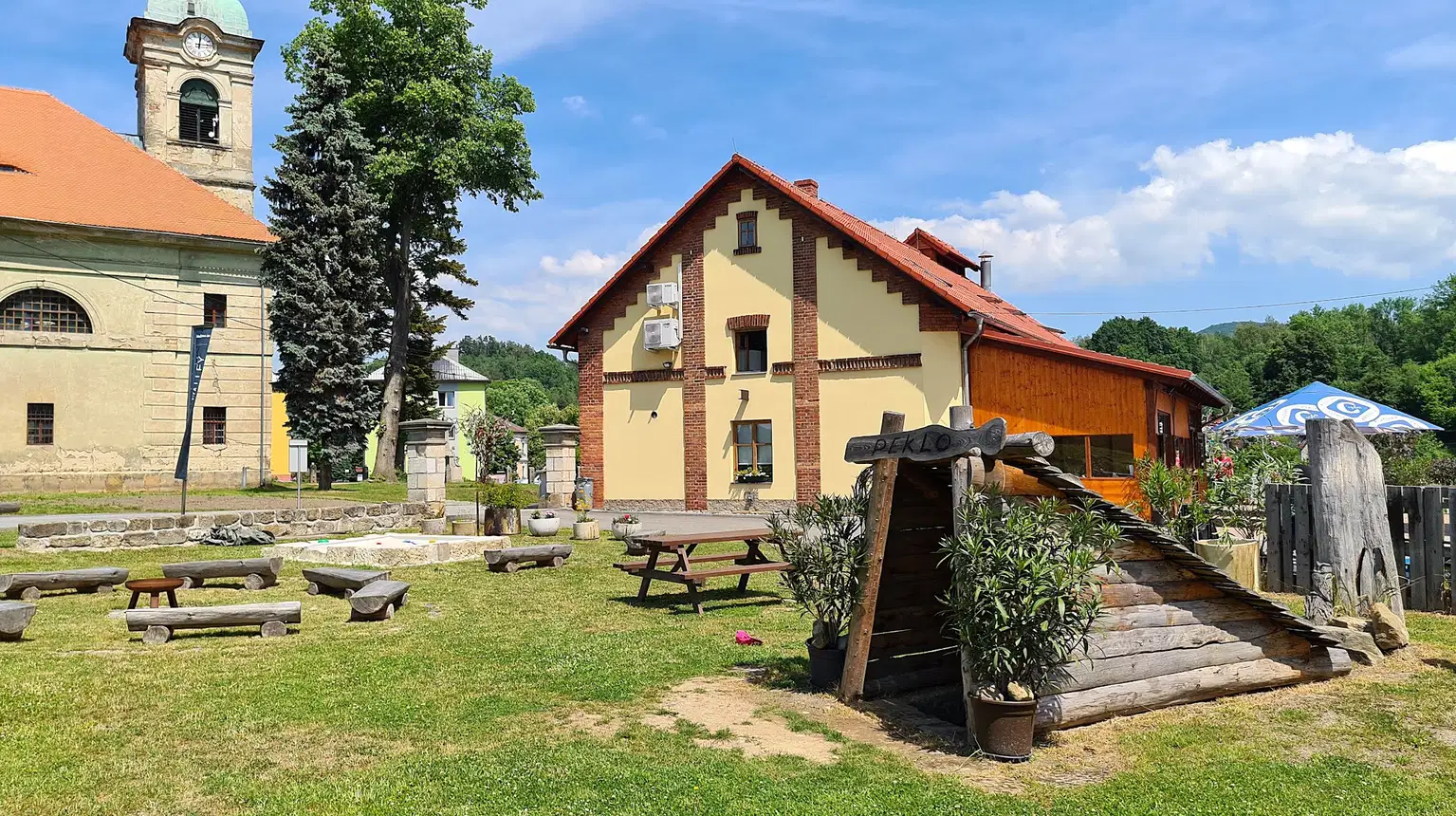 Dětské hřiště Kunratice u Cvikova – dětská hřiště a herny, Kunratice u Cvikova