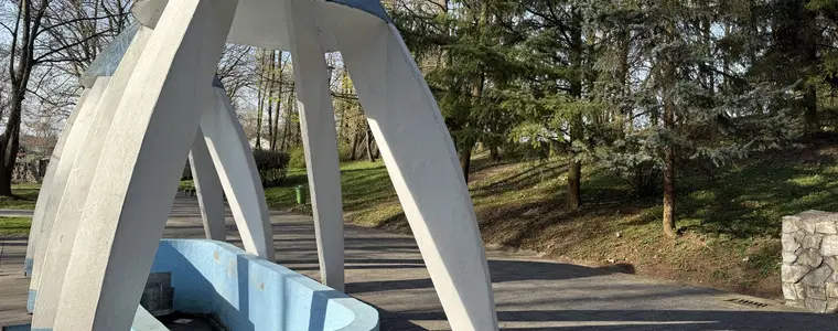 Léčivé prameny - lázně Skalka – příroda, Skalka