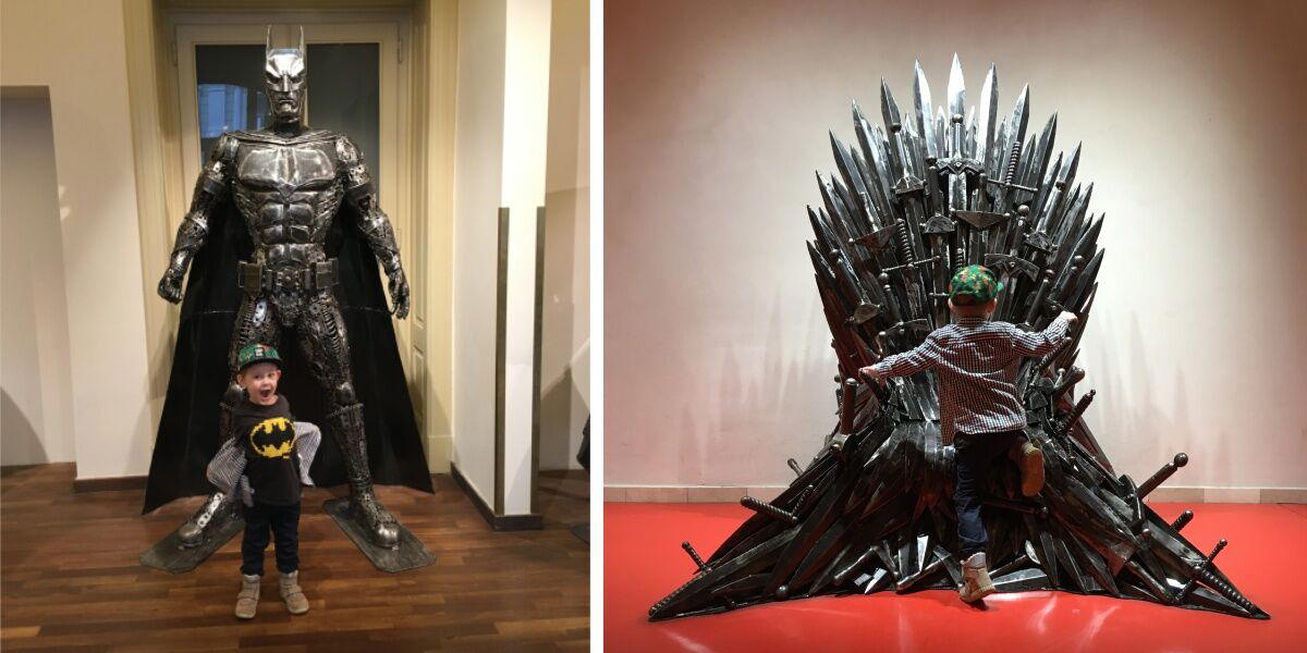 Galerie ocelových figurín | Batman, Železný trůn