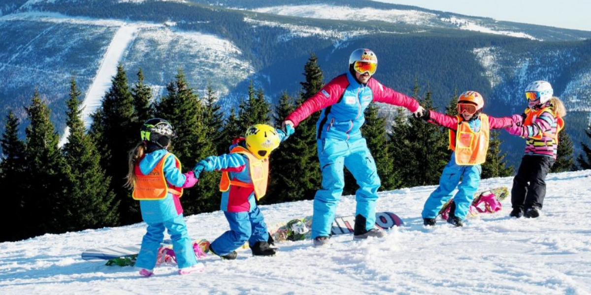 Lyžování s dětmi Špindlerův mlýn