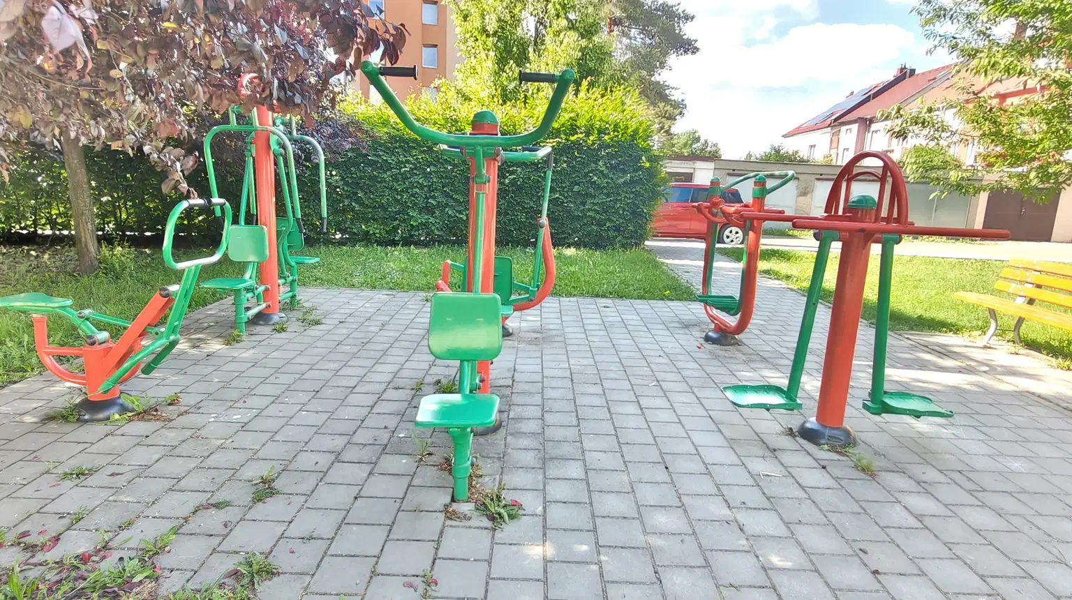 Venkovní posilovna Neumannovo nám. – sportoviště, Prostějov