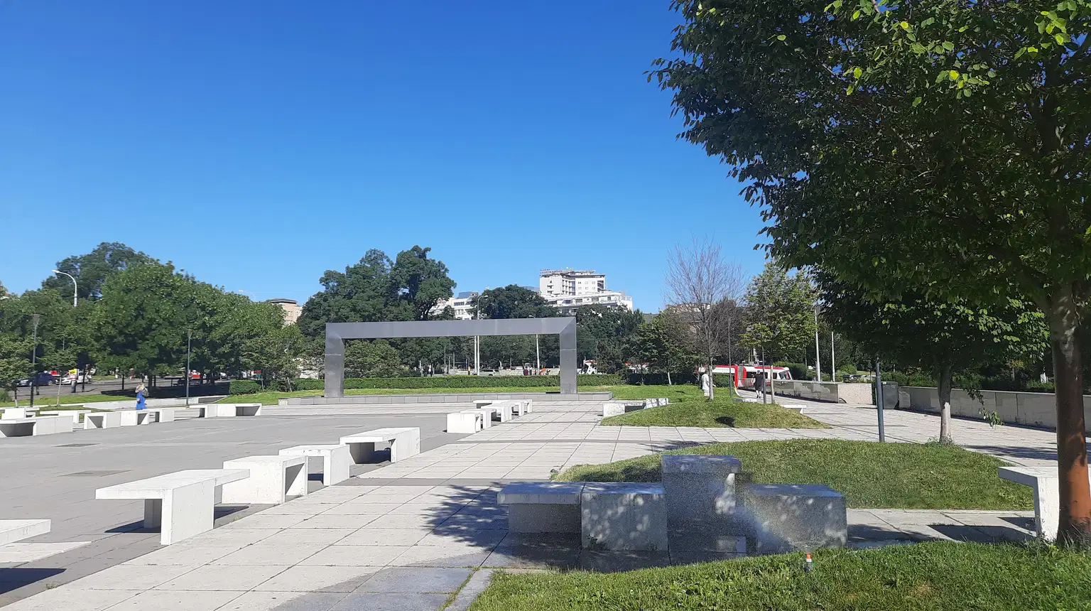 Světelná fontána a trysky u Janáčkova divadla – vyhlídky a zajímavá místa, Brno