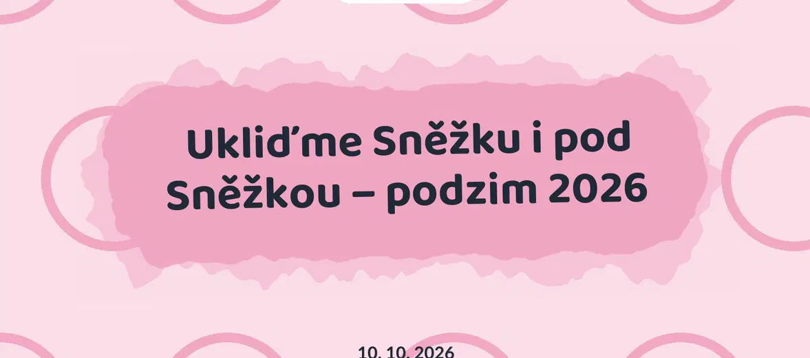 Ukliďme Sněžku i pod Sněžkou – podzim 2026 – příroda a Zvířátka, Pec pod Sněžkou