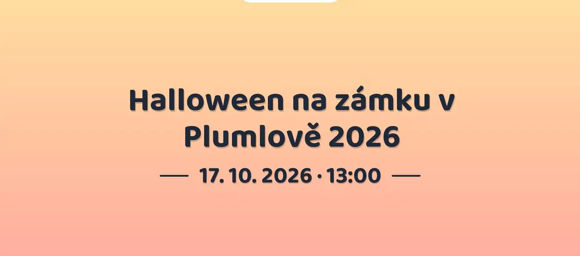 Halloween na zámku v Plumlově 2026 – festivaly a Slavnosti, Plumlov