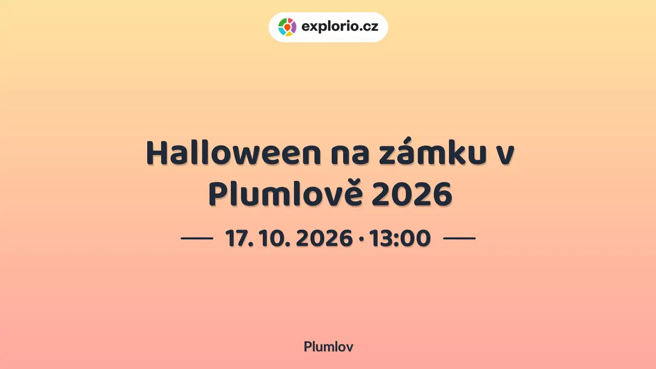 Halloween na zámku v Plumlově 2026 – festivaly a Slavnosti, Plumlov