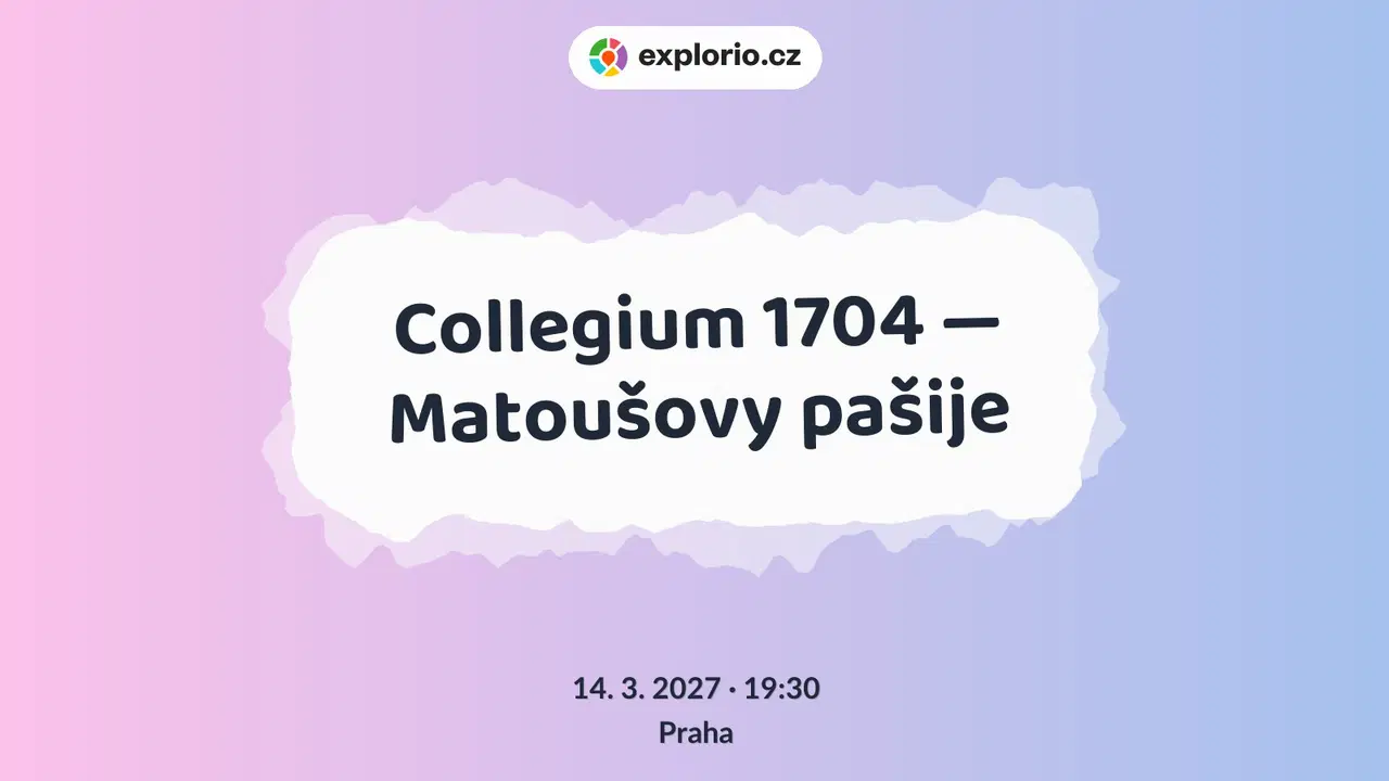 Collegium 1704 — Matoušovy pašije – divadlo, Hudba a Kino, Praha