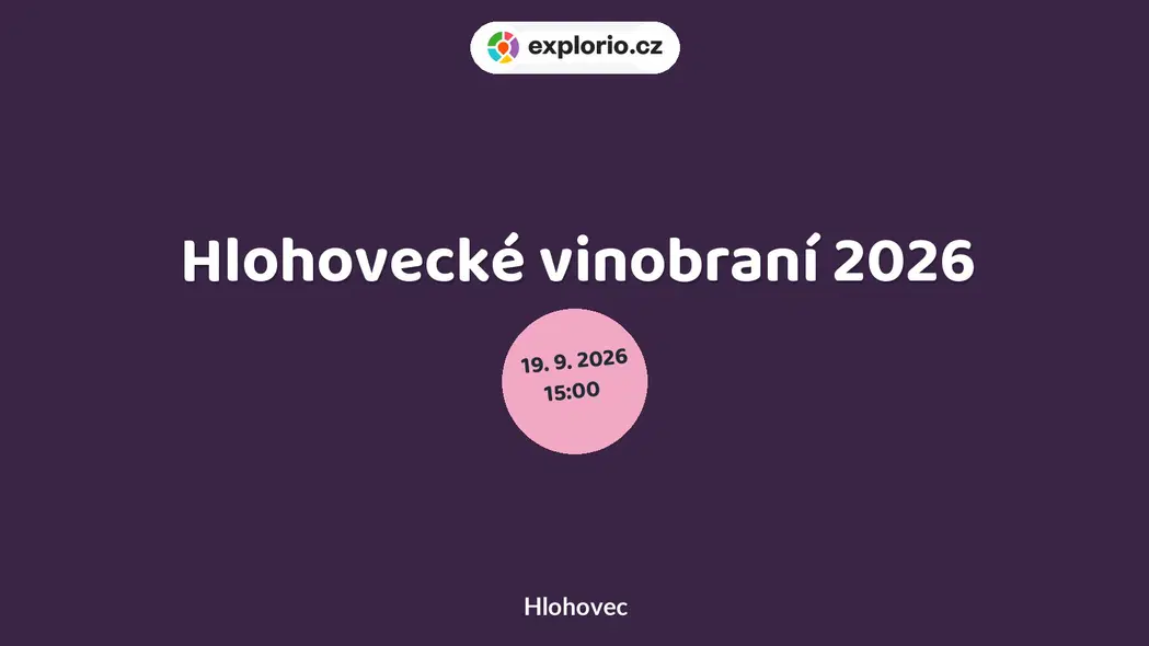 Hlohovecké vinobraní 2026 – divadlo, Hudba a Kino, Hlohovec