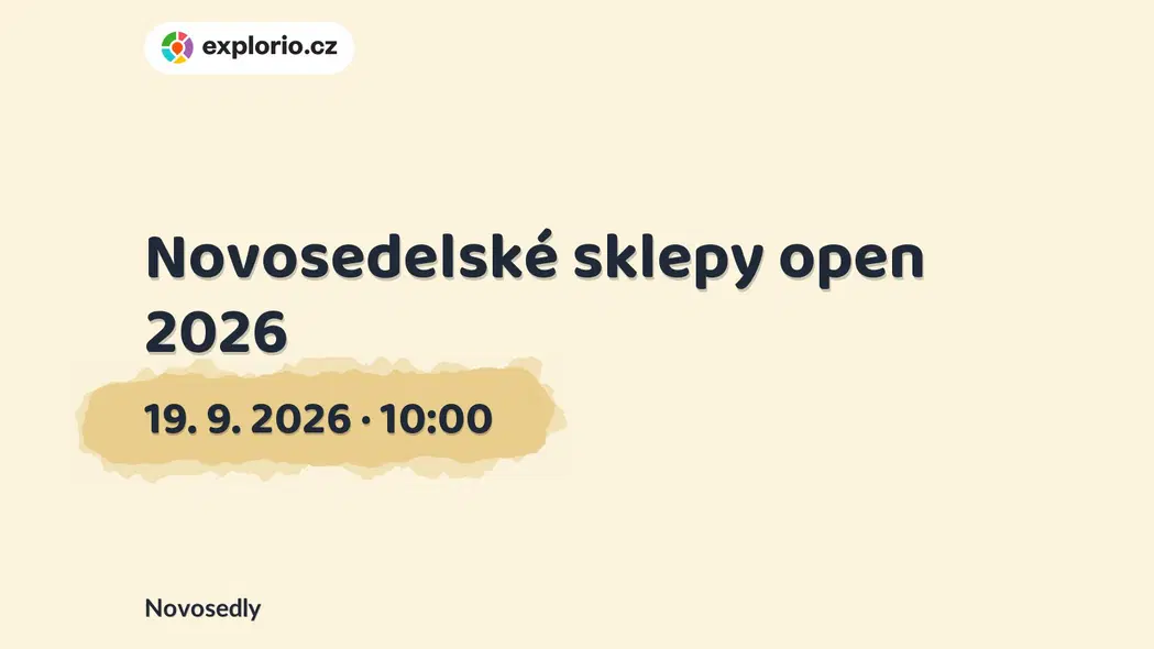 Novosedelské sklepy open 2026 – festivaly a Slavnosti, Novosedly