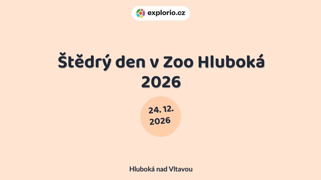 Štědrý den v Zoo Hluboká 2026 – příroda a Zvířátka, Hluboká nad Vltavou
