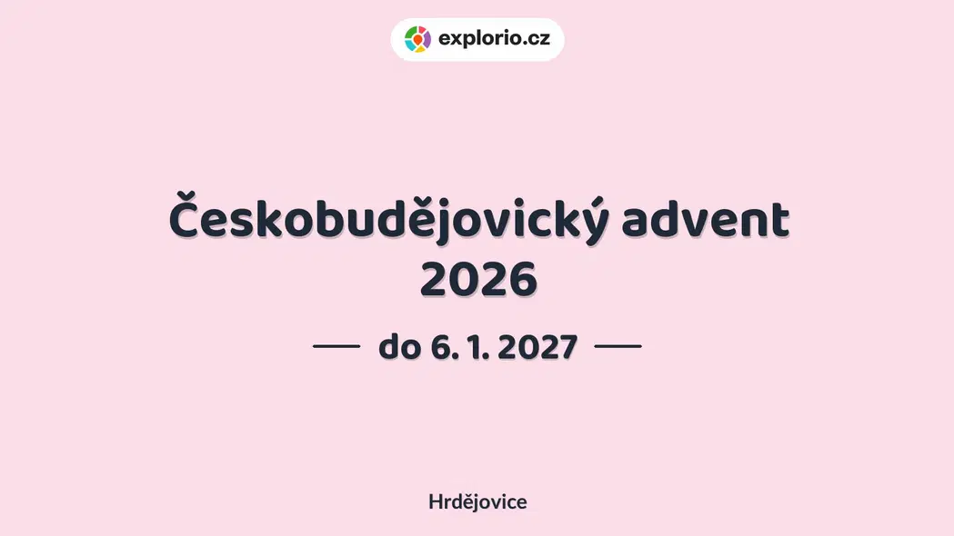 Českobudějovický advent 2026 – divadlo, Hudba a Kino, Hrdějovice