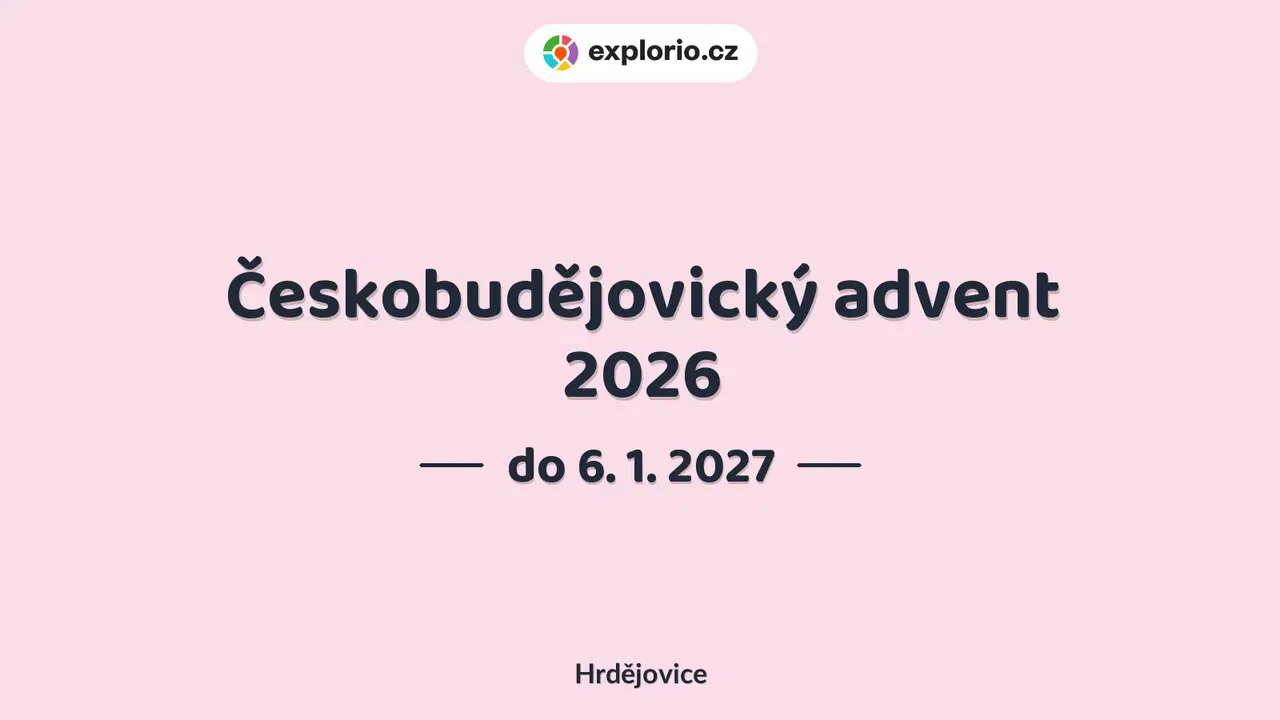 Českobudějovický advent 2026 – divadlo, Hudba a Kino, Hrdějovice