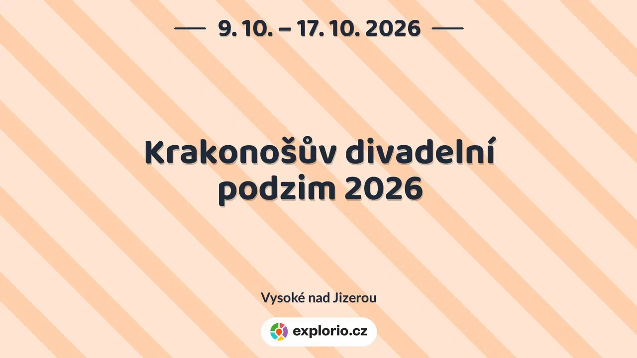 Krakonošův divadelní podzim 2026 – festivaly a Slavnosti, Vysoké nad Jizerou